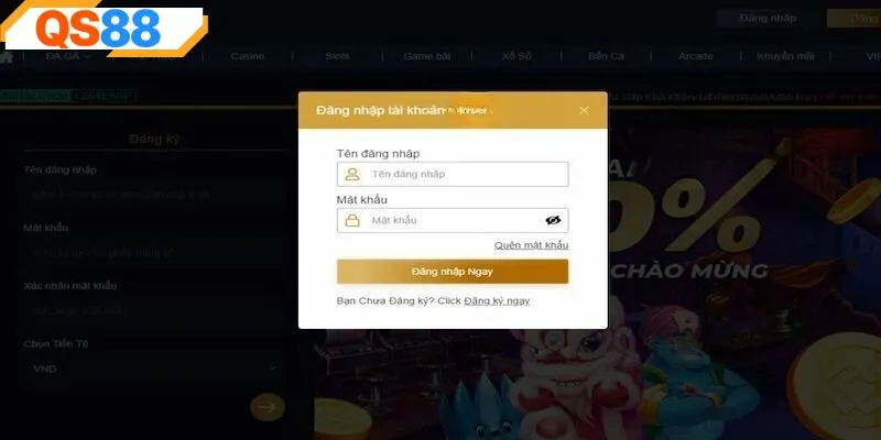 Gửi yêu cầu truy cập tài khoản game