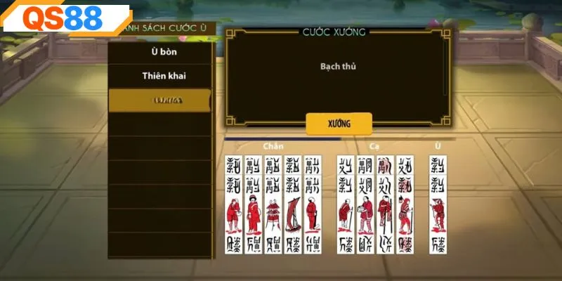 Luật chơi và cách tính thưởng game chắn bài cụ thể