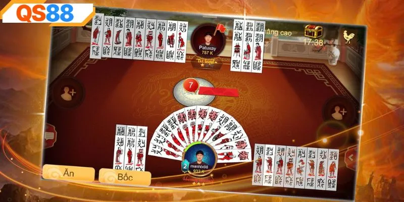 Thứ tự các lượt đánh trong game chắn thú vị